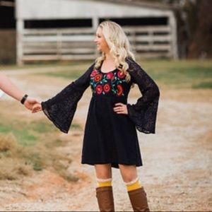 Judith March navy dress